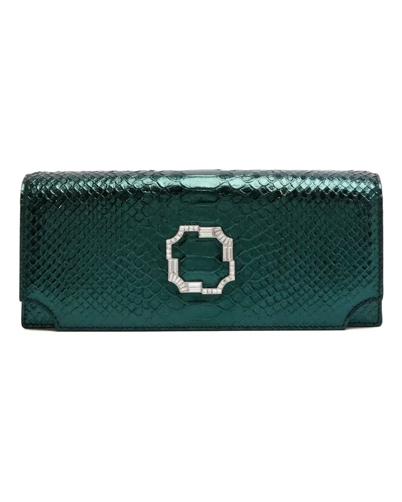 Malone Souliers Clutch aus Leder - Grün Grün