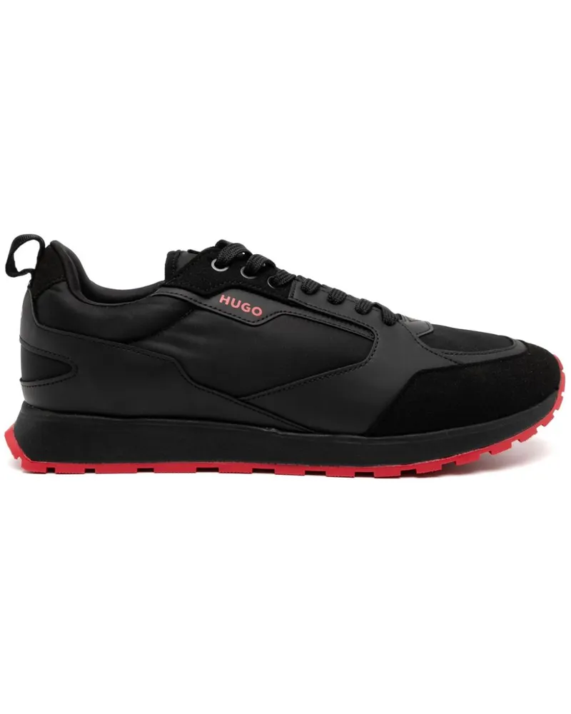 HUGO BOSS Sneakers mit Logo - Schwarz Schwarz