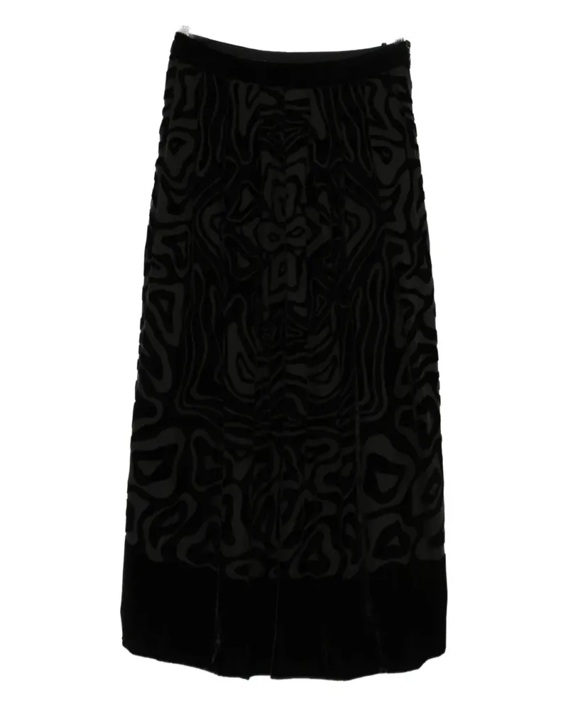 Ulla Johnson Valleta patterned skirt - Schwarz Schwarz