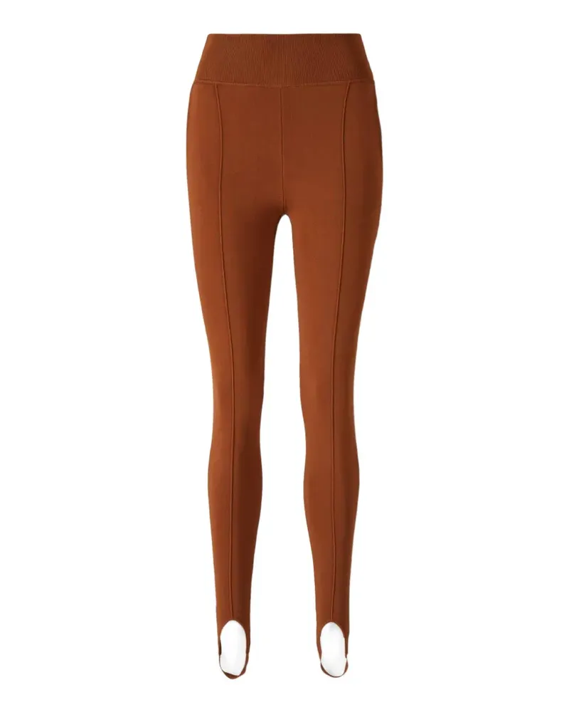 Chloé jacquard stirrup trousers - Braun Braun