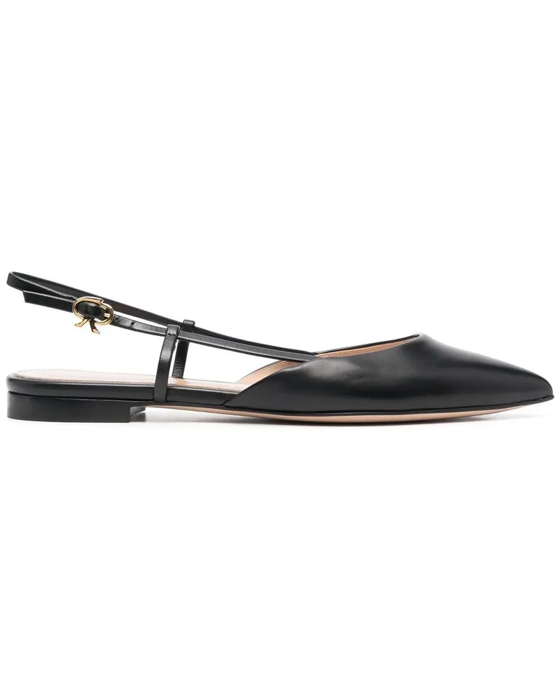 Gianvito Rossi Sling 05 Ballerinas - Schwarz Schwarz