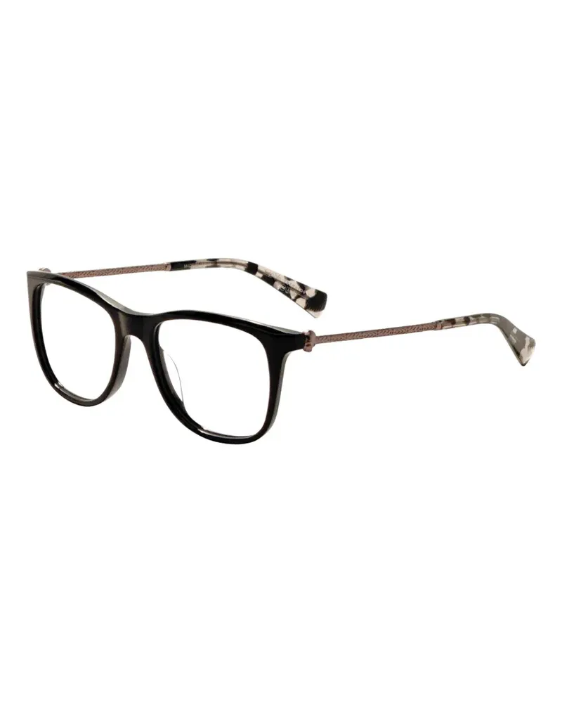 John Varvatos square-frame glasses - Schwarz Schwarz