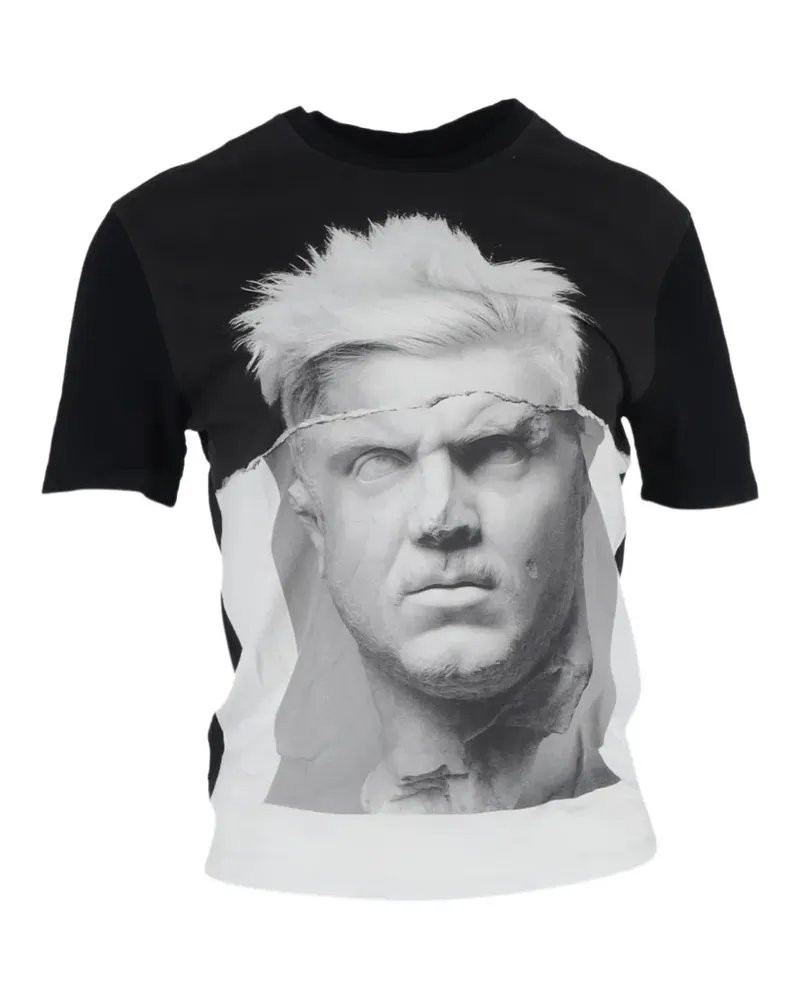 Neil Barrett graphic-print T-shirt - Schwarz Schwarz
