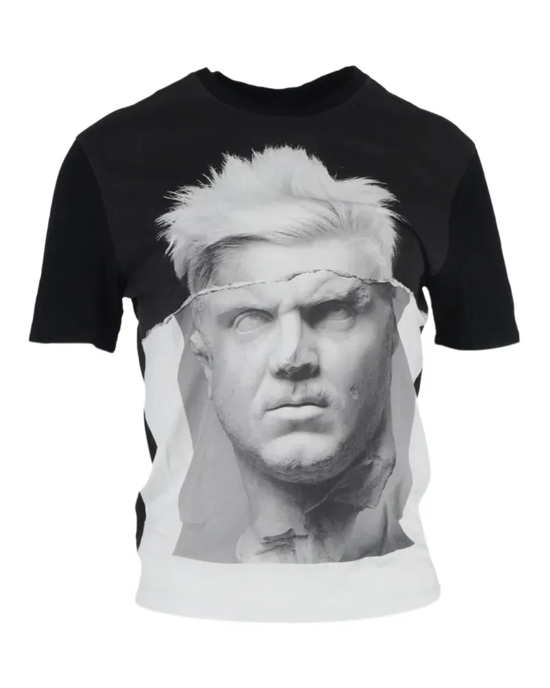 Neil Barrett graphic-print T-shirt - Schwarz Schwarz