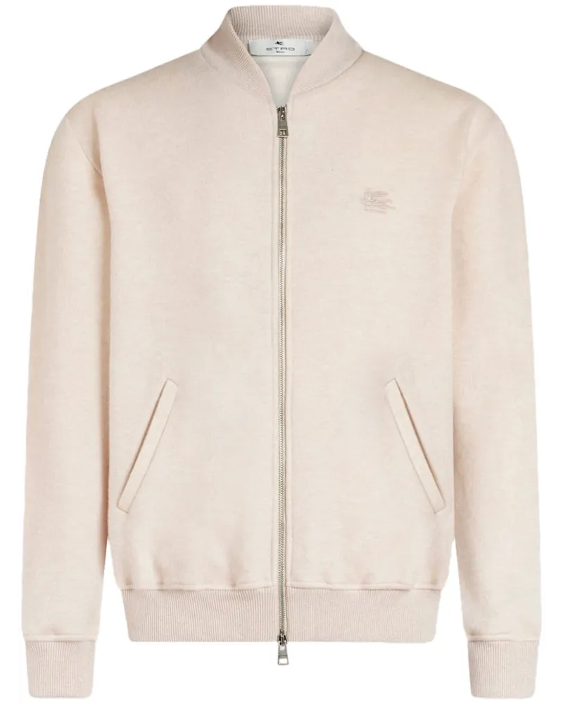 Etro Bomberjacke mit Pegaso-Stickerei - Nude Nude