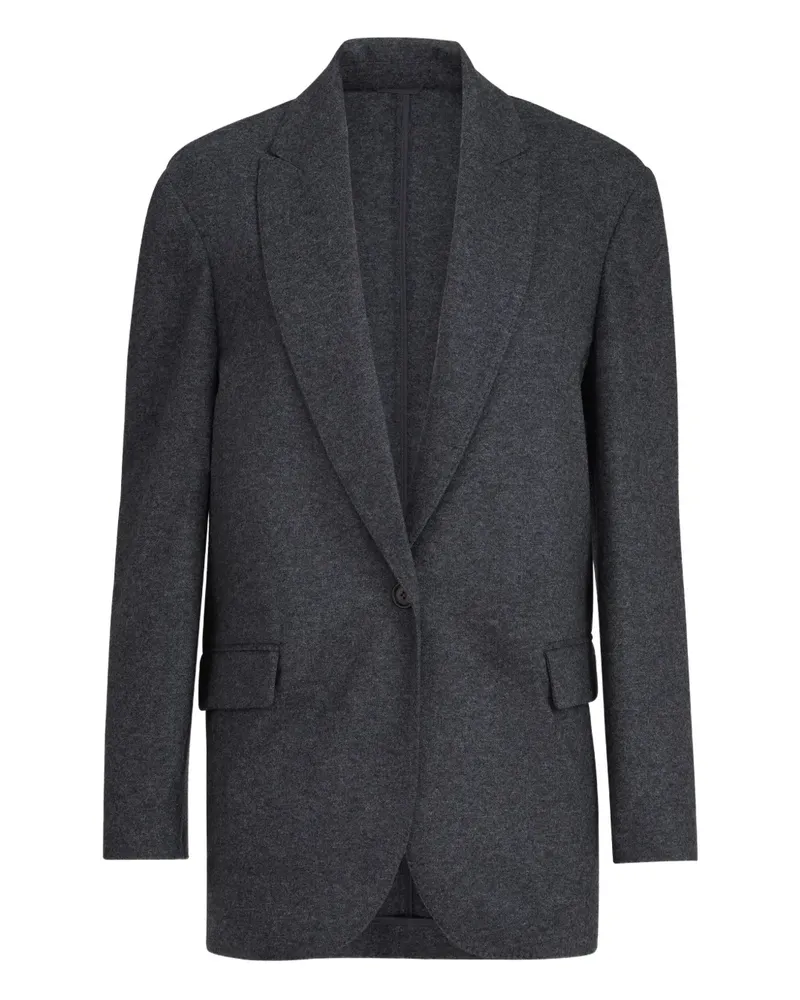 Brunello Cucinelli long-sleeve blazer - Grau Grau