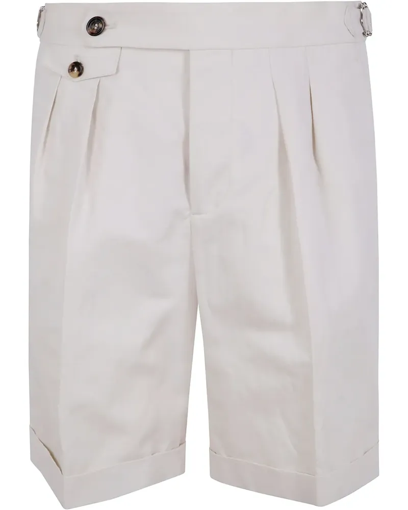 Brunello Cucinelli Bermudas mit Bügelfalten - Weiß Weiß