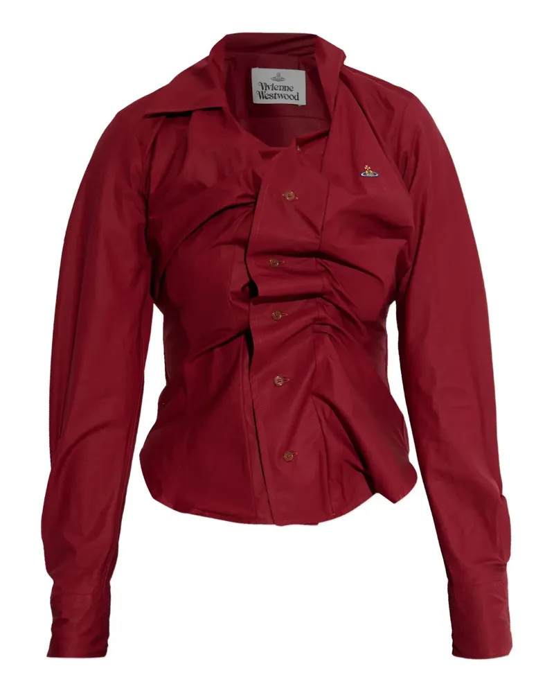 Vivienne Westwood Hemd mit Raffungen - Rot Rot