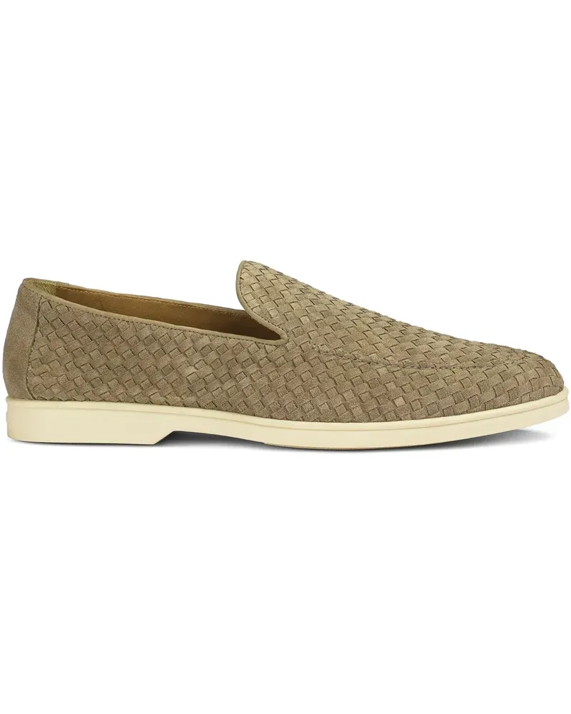 Doucal´s Loafer aus Wildleder Nude