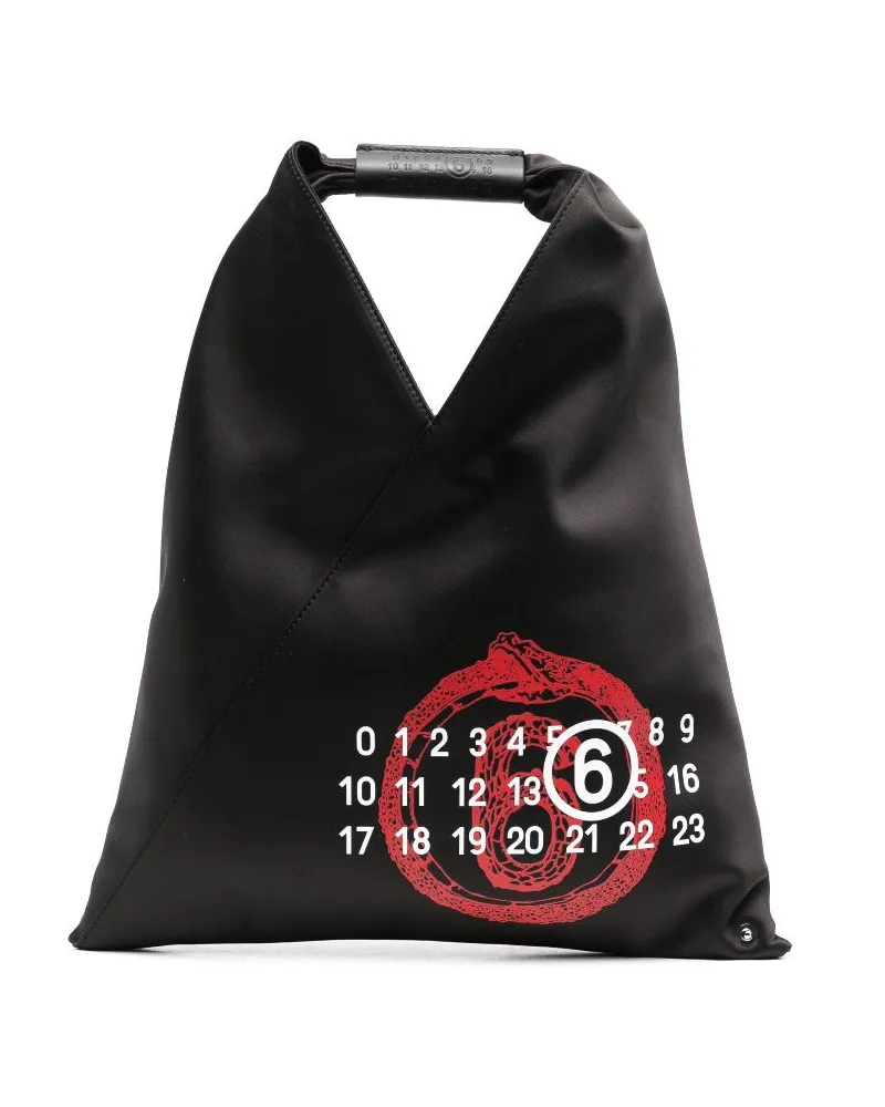 Maison Margiela Kleine Year of the Snake Japanese Tote Bag - Schwarz Schwarz