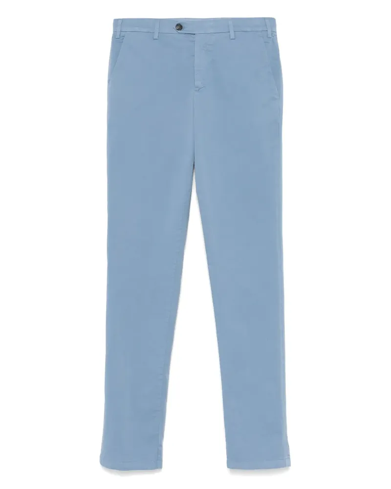 Canali Chino aus Twill - Blau Blau