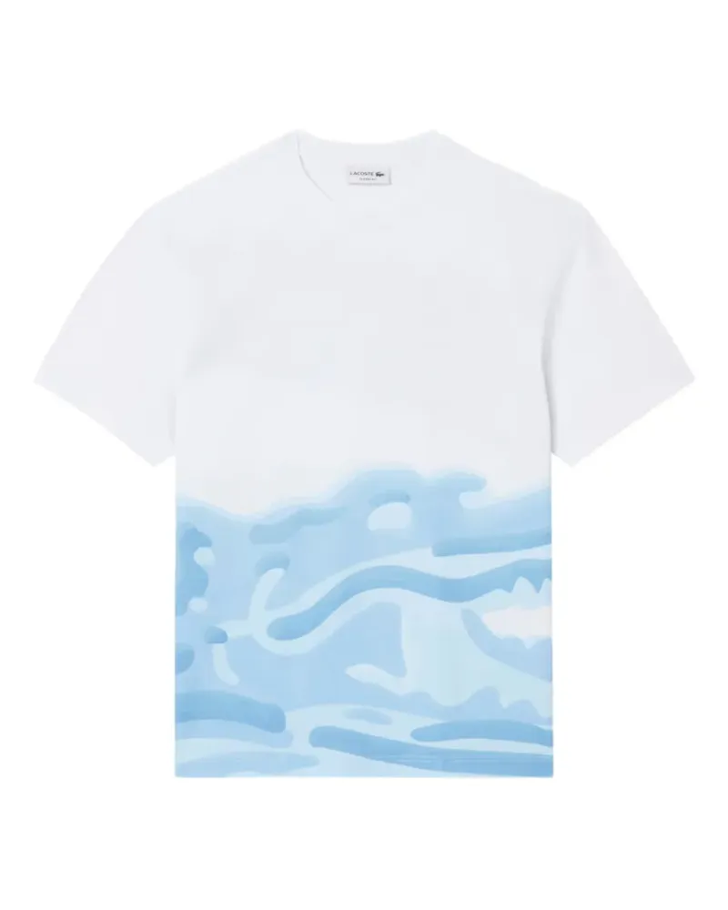 Lacoste graphic-print T-shirt - Weiß Weiß