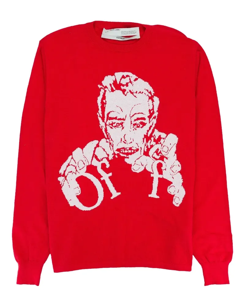 OFF-WHITE Besticktes Sweatshirt - 2001 RED 2001