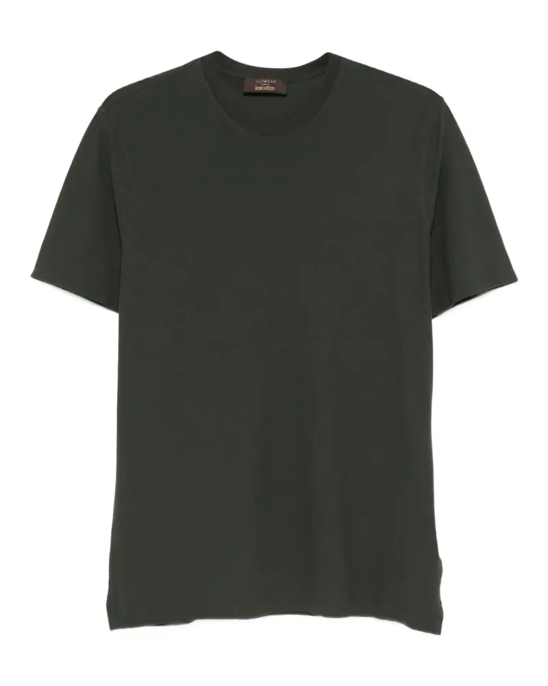 Zanone T-Shirt mit rundem Ausschnitt - Grün Grün