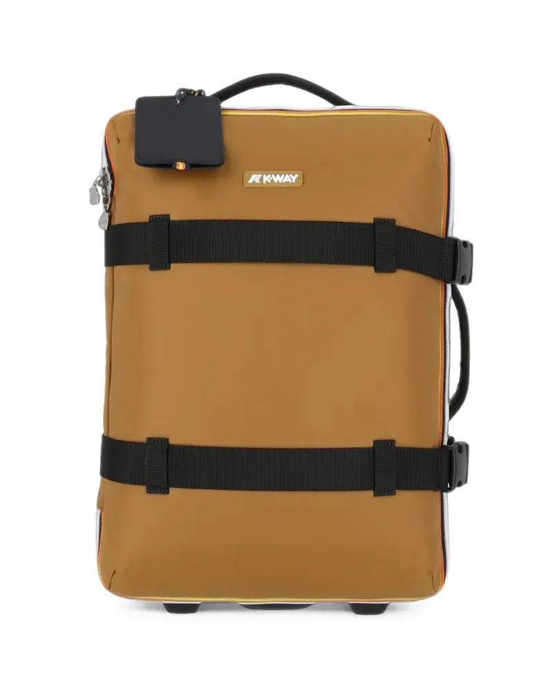 K-Way Blossac S buckled suitcase - Braun Braun