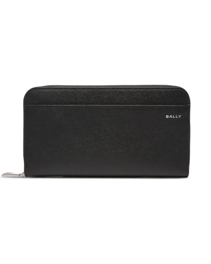 Bally Portemonnaie mit Logo-Stempel - Schwarz Schwarz