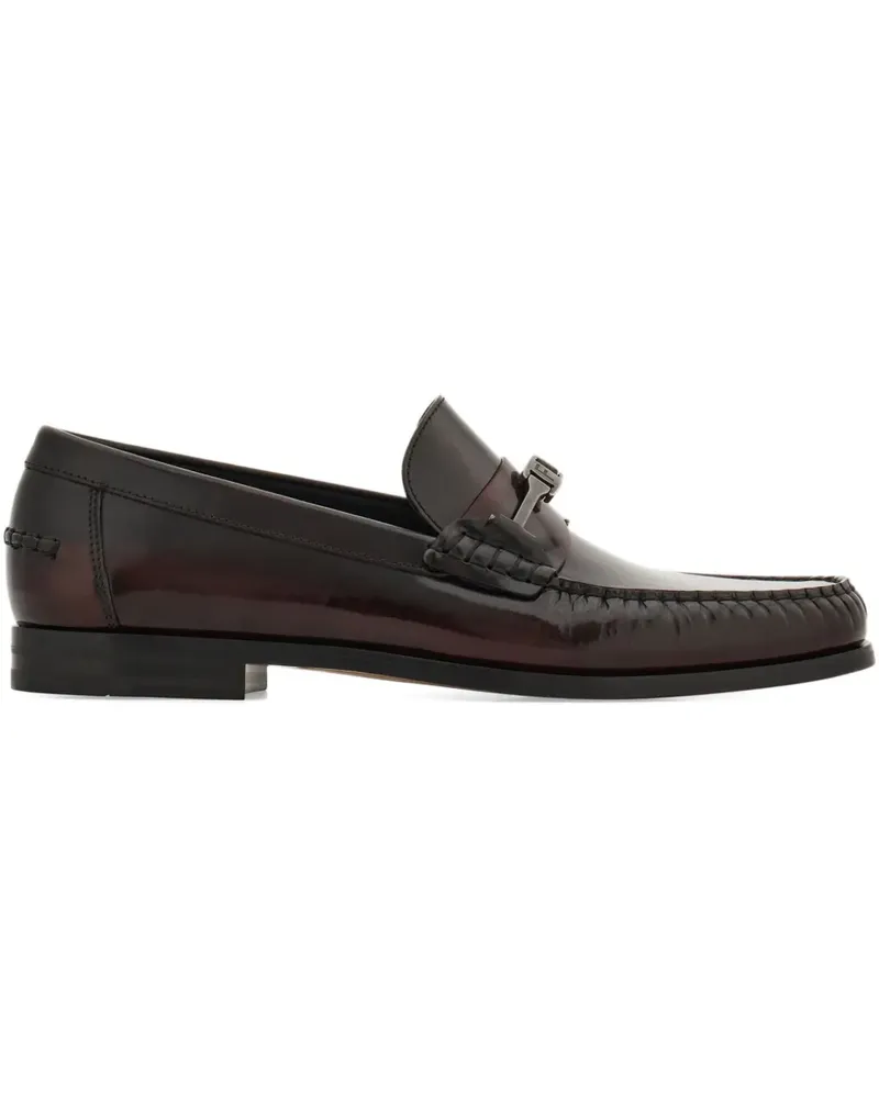 Ferragamo Loafer mit Logo-Schnalle - Schwarz Schwarz