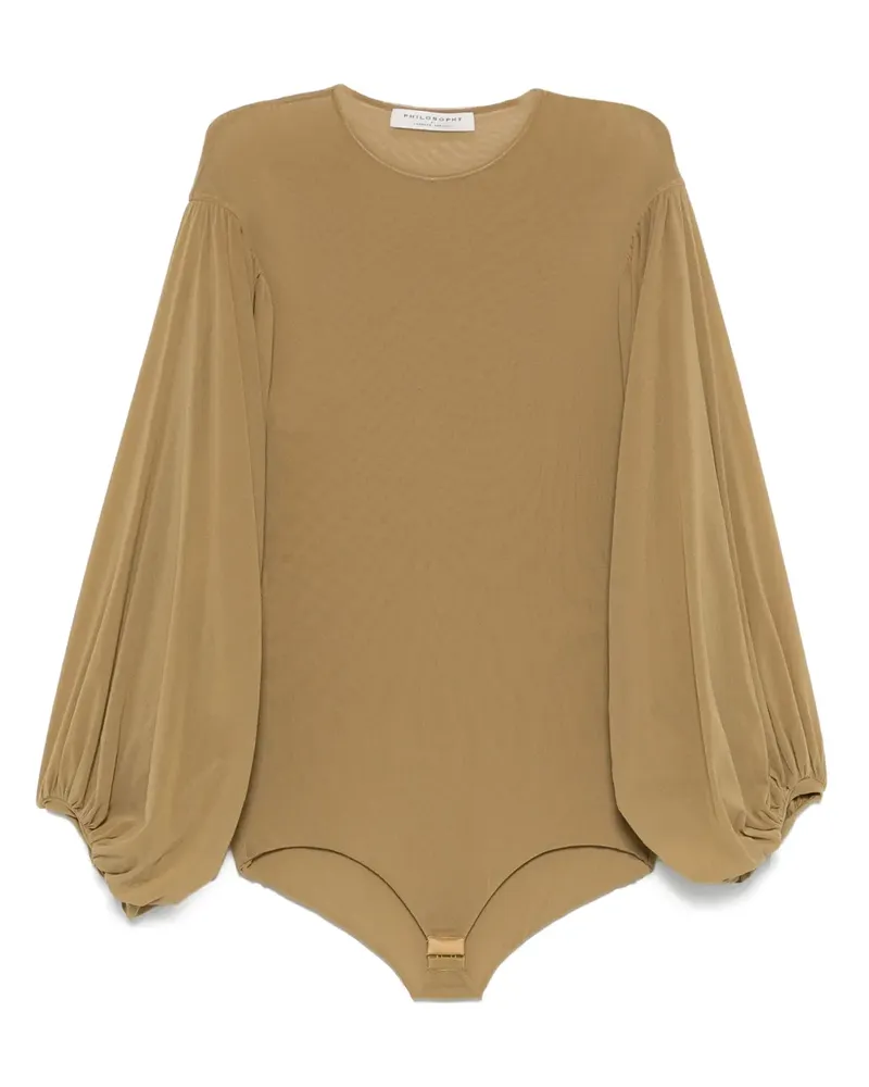 Philosophy Di Lorenzo Serafini Langärmeliger Body - Grün Grün