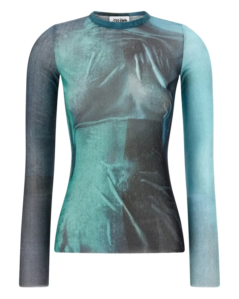 Jean Paul Gaultier long-sleeve top - Blau Blau