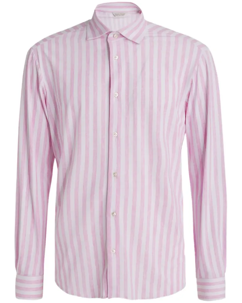 Brian Dales Gestreiftes Hemd - Rosa Rosa