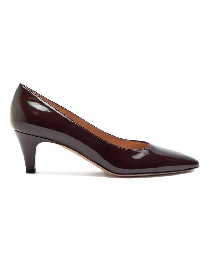 Gianvito Rossi Amelia patent-leather pumps - Braun Braun
