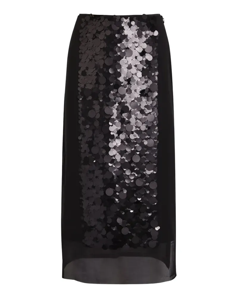 Joseph sequin-embellished midi skirt - Schwarz Schwarz