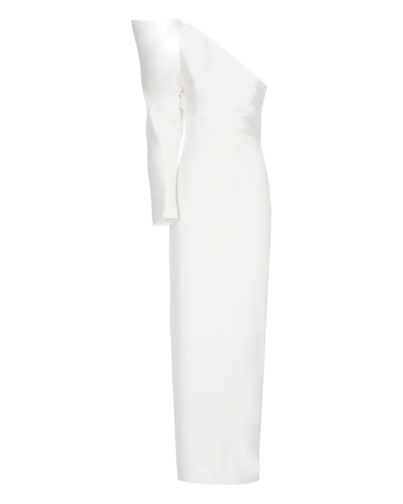 Solace London one-shoulder dress - Weiß Weiß