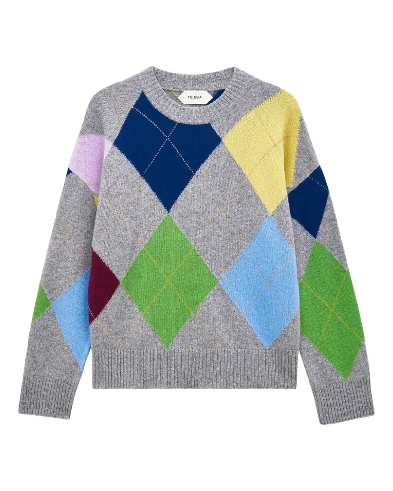 Pringle of Scotland Pullover mit Argyle-Muster - Grau Grau