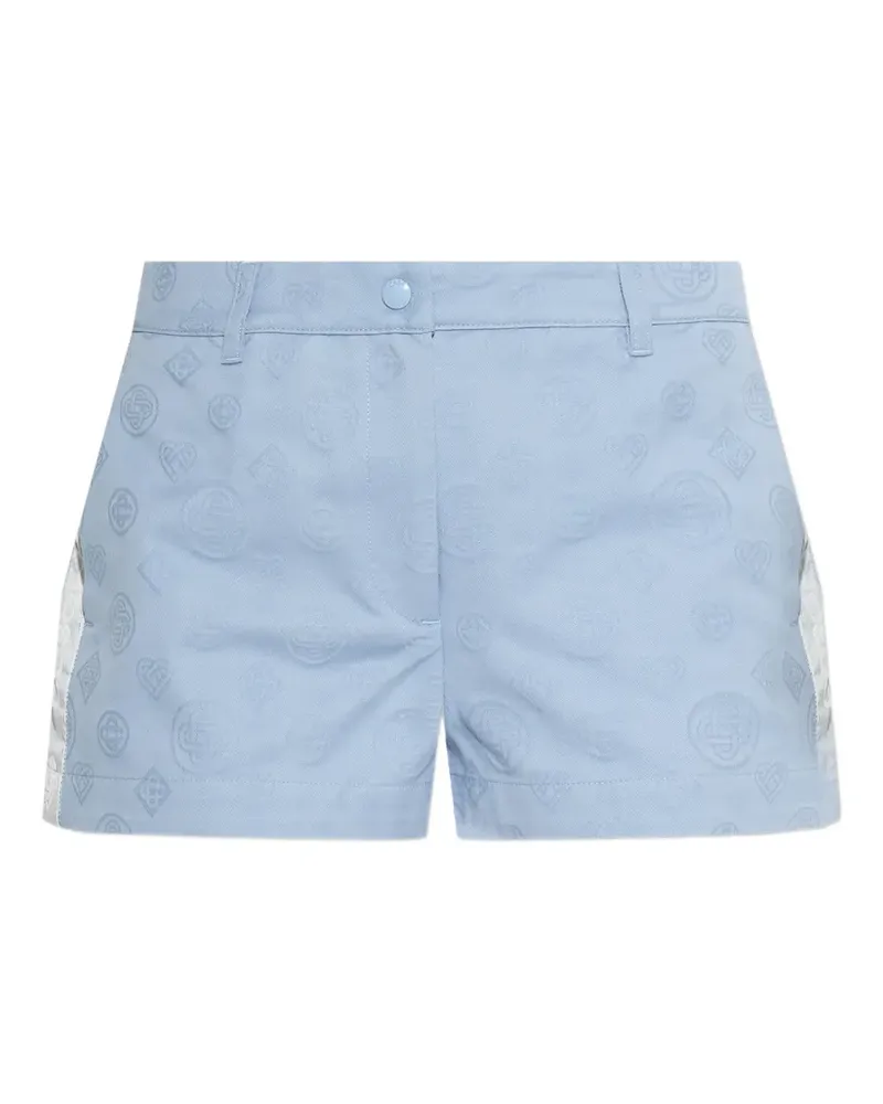 Casablanca Paris Shorts mit Monogramm - Blau Blau
