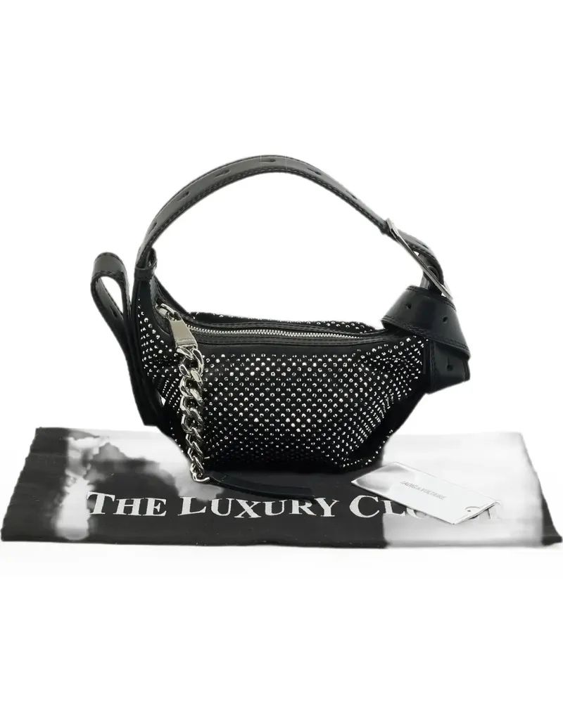 Zadig & Voltaire Le Cecilia Strass mini bag - Schwarz Schwarz