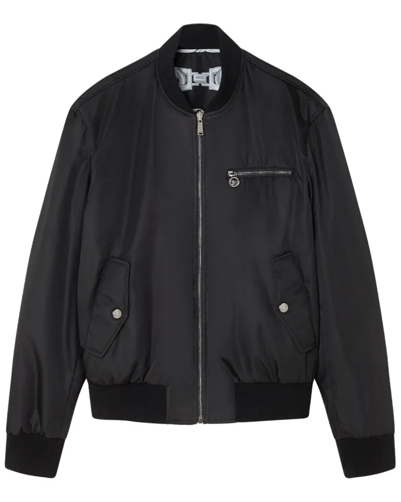 Versace Wendbare Medusa Chains Bomberjacke - Schwarz Schwarz