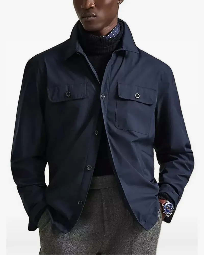 Ralph Lauren buttoned flap-pocket shirt - Blau Blau