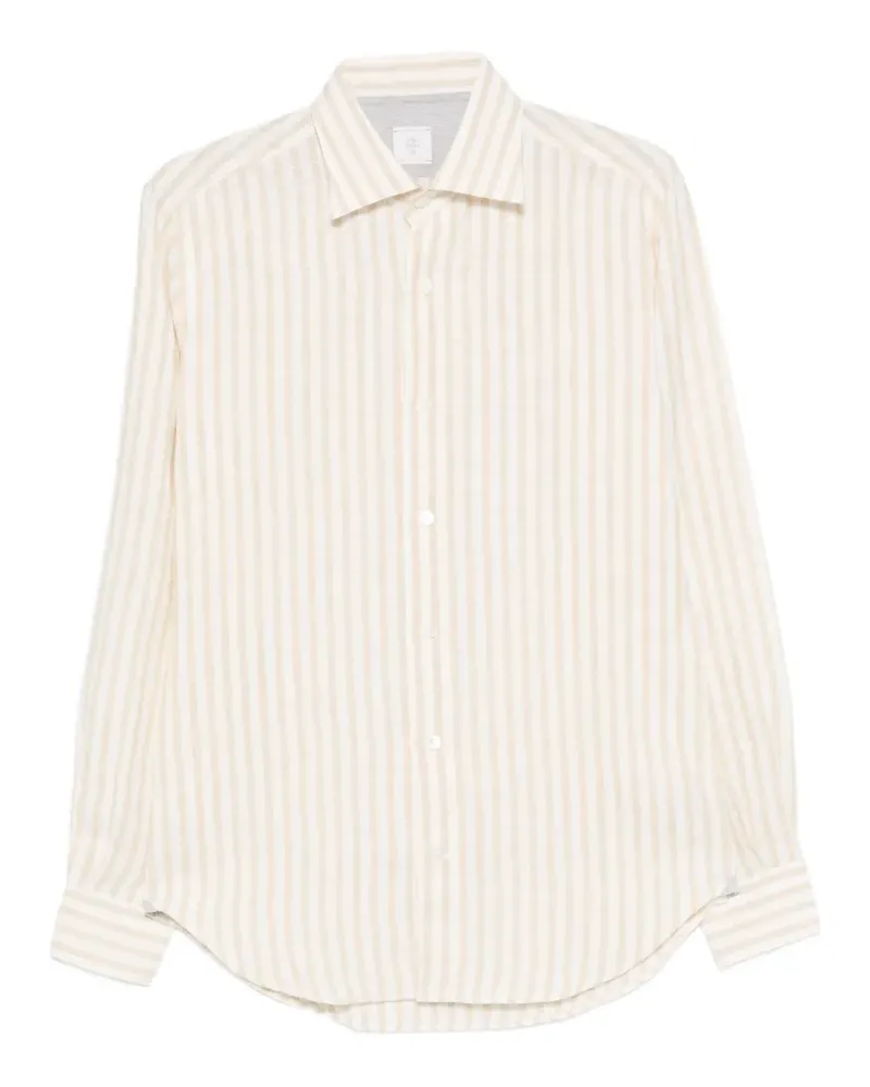 Eleventy Gestreiftes Hemd - Nude Nude