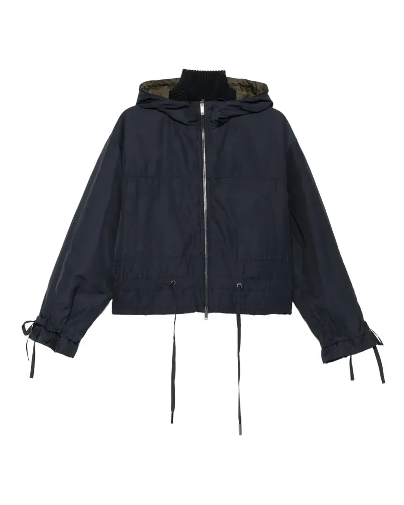 Iceberg Kapuzenjacke mit Kordelzug - Blau Blau