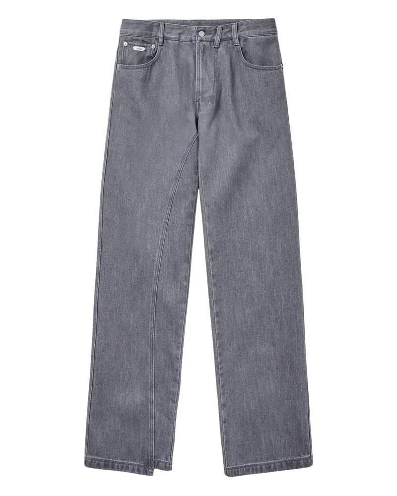 Post Archive Faction Curved jeans - Grau Grau