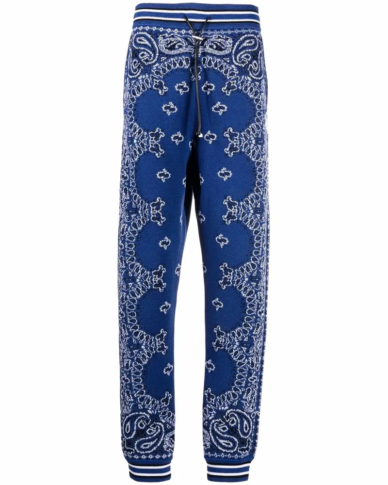 Amiri Jogginghose mit Bandana-Print - Blau Blau