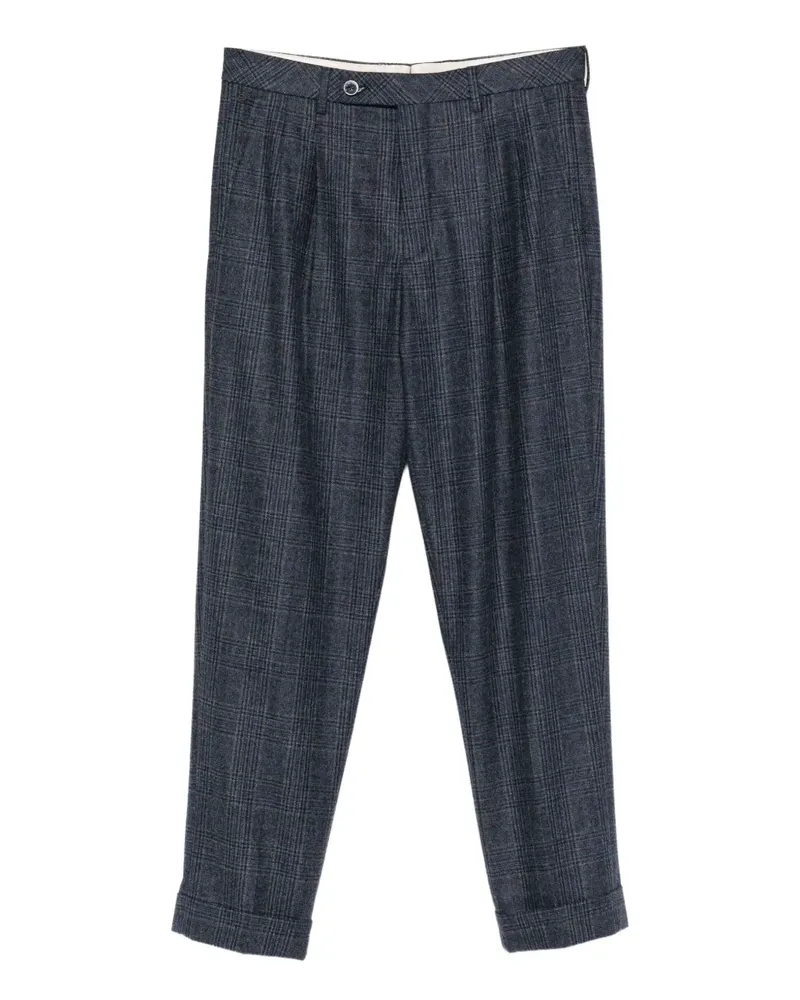 GTA checked trousers - Blau Blau