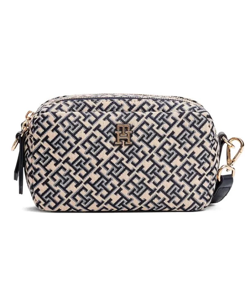 Tommy Hilfiger Umhängetasche mit Monogramm - Blau Blau
