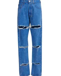 Marni Jeans mit Cut-Out Blau