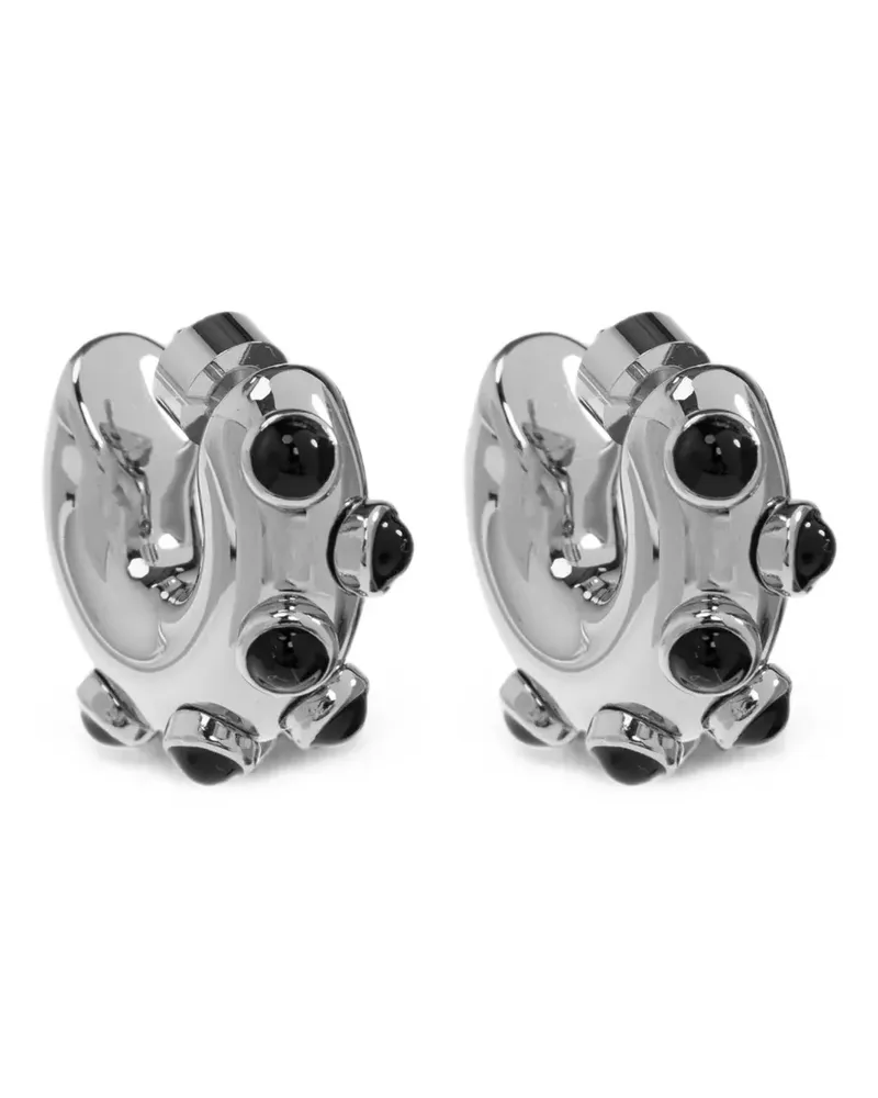 Marni stud-embellished hoop earrings - Silber Silber