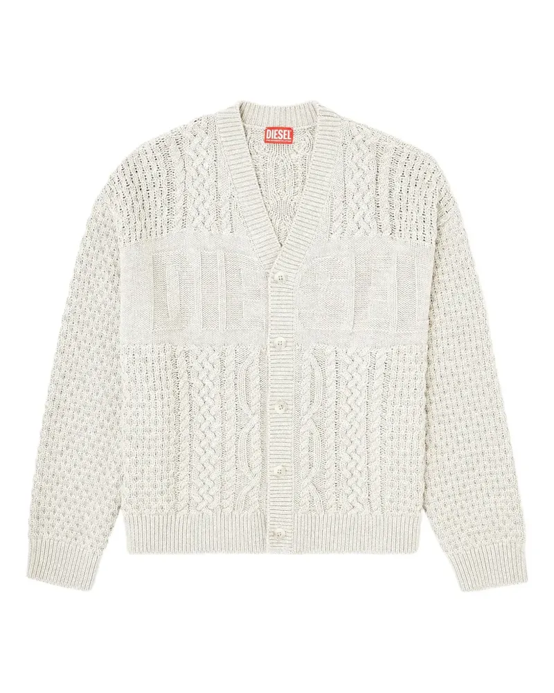 Diesel K-Antoine Cardigan - Grau Grau