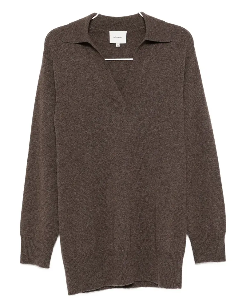 Reformation Maeve Kleid - Braun Braun