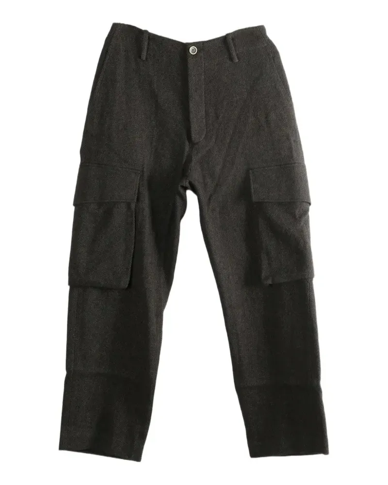 Uma Wang patch-pocket cargo pants - Schwarz Schwarz