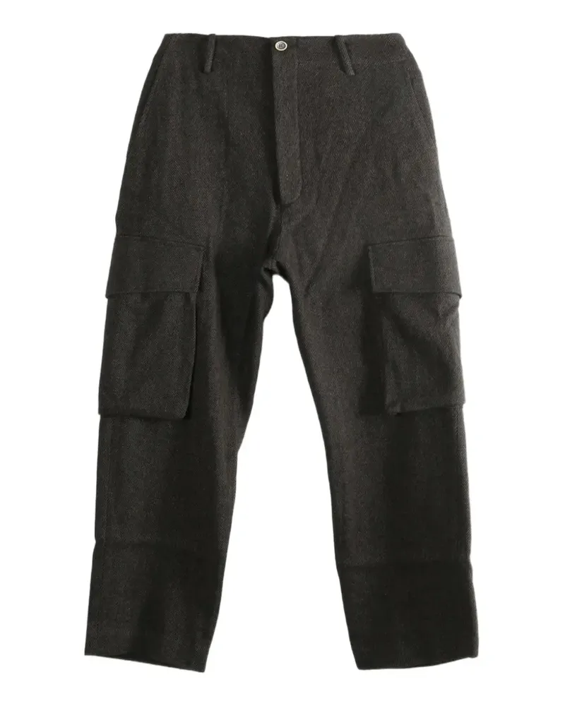 Uma Wang patch-pocket cargo pants - Schwarz Schwarz