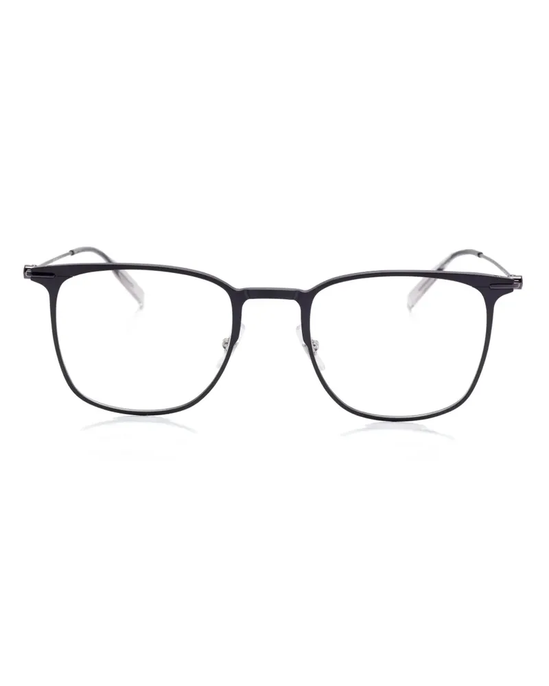 Montblanc Brille mit eckigem Gestell - Grau Grau