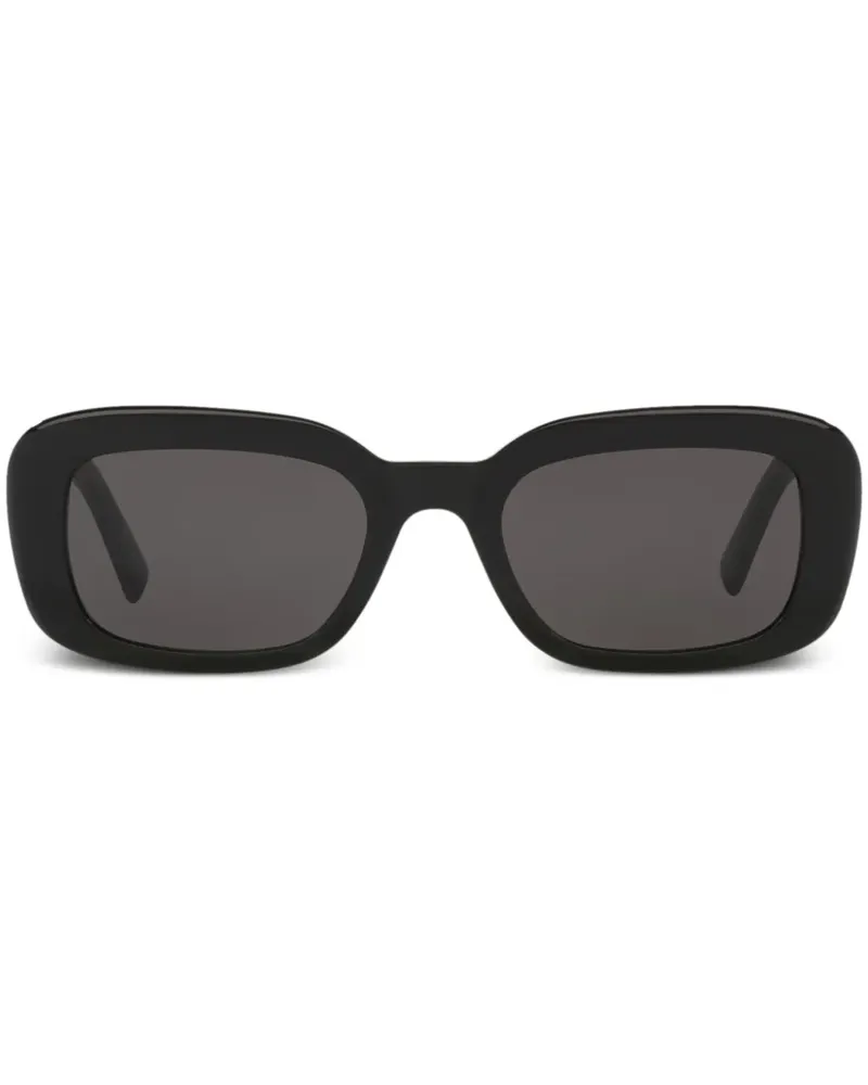 Saint Laurent Eckige SL 130 Sonnenbrille - Schwarz Schwarz