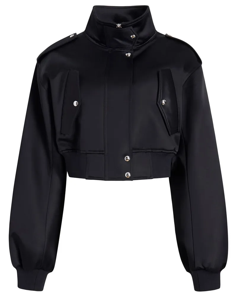 KHAITE Kember Jacke aus Satin - Schwarz Schwarz