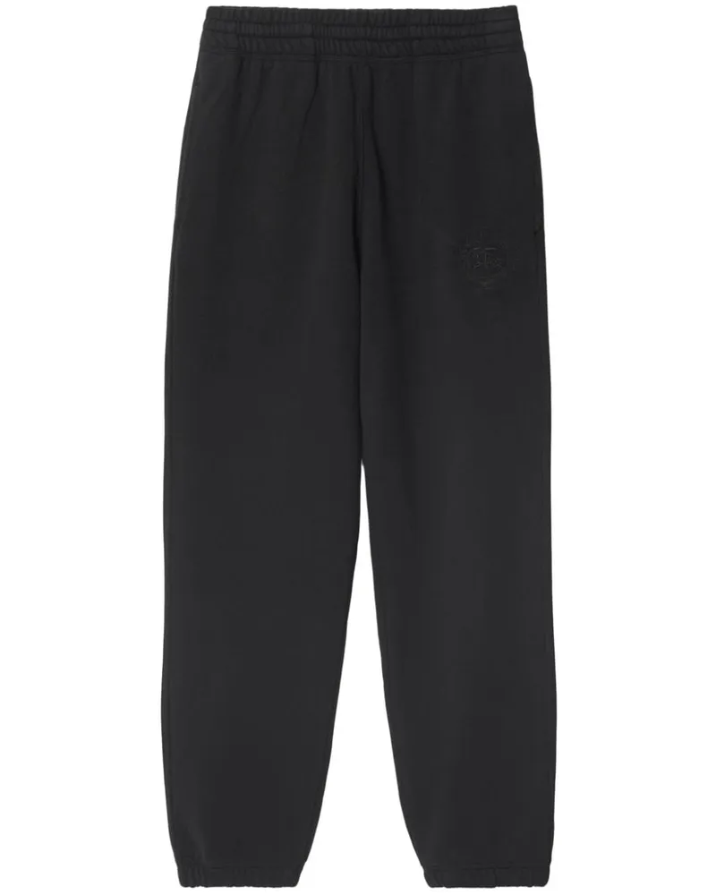 Burberry Equestrian Knight Jogginghose - Schwarz Schwarz