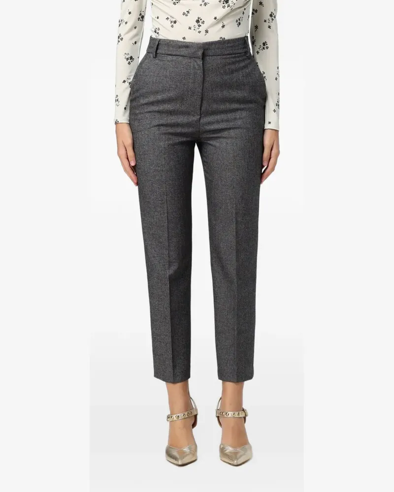 Hanita tailored cropped trousers - Grau Grau