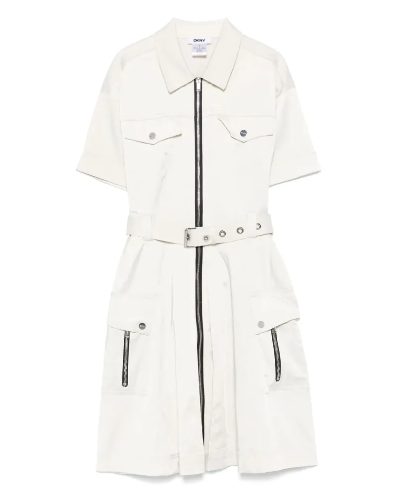 DKNY Minikleid mit Reißverschluss - Nude Nude